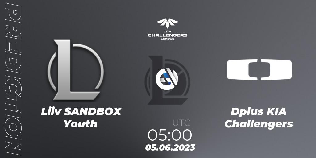 Liiv SANDBOX Youth contre Dplus KIA Challengers : prédiction de match. 05.06.23. LoL, LCK Challengers League 2023 Summer - Group Stage