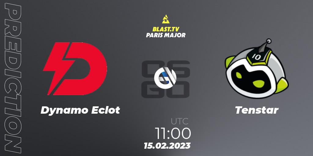 Dynamo Eclot contre Tenstar : prédiction de match. 15.02.23. CS2 (CS:GO), BLAST.tv Paris Major 2023 Europe RMR Open Qualifier 2