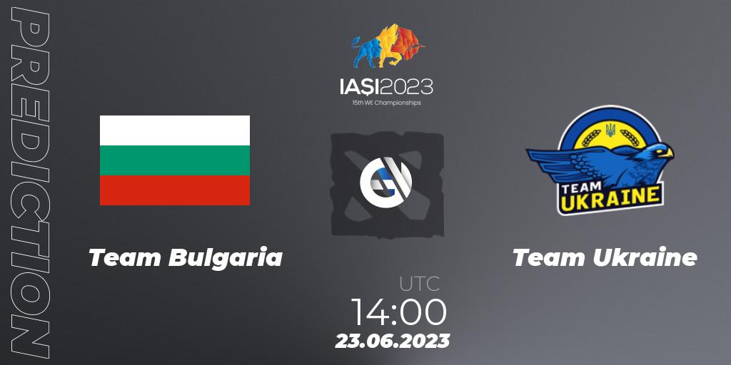 Team Bulgaria contre Team Ukraine : prédiction de match. 23.06.23. Dota 2, IESF Europe B Qualifier 2023