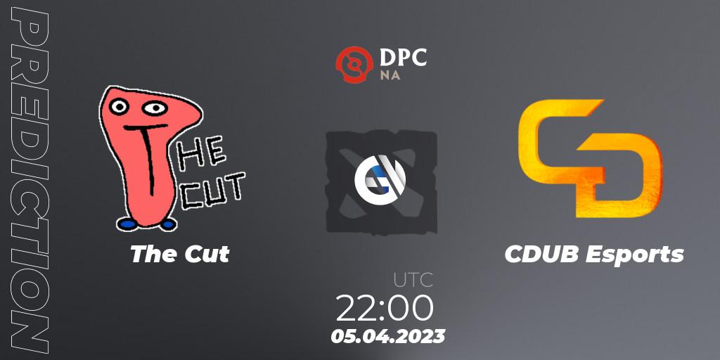 The Cut contre CDUB Esports : prédiction de match. 05.04.23. Dota 2, DPC 2023 Tour 2: NA Division II (Lower)
