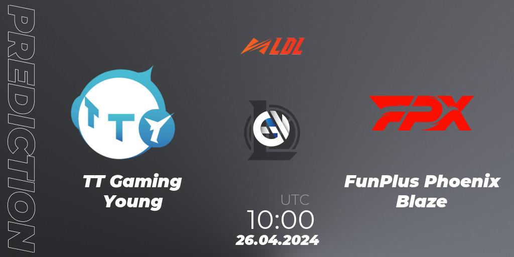 TT Gaming Young contre FunPlus Phoenix Blaze : prédiction de match. 26.04.24. LoL, LDL 2024 - Stage 2