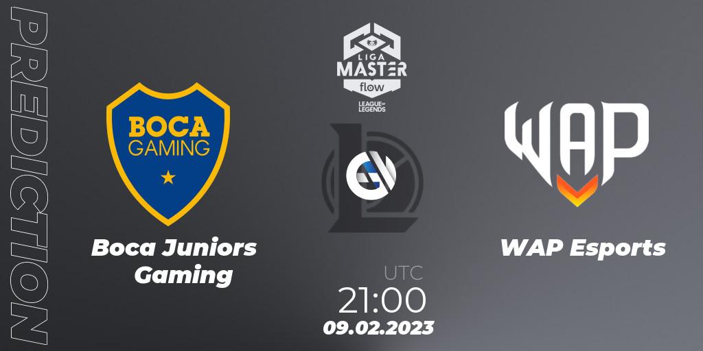 Boca Juniors Gaming contre WAP Esports : prédiction de match. 09.02.23. LoL, Liga Master Opening 2023 - Group Stage