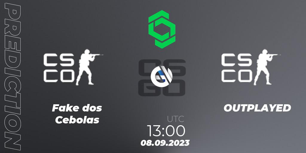 Fake dos Cebolas contre OUTPLAYED : prédiction de match. 08.09.2023 at 13:00. Counter-Strike (CS2), CCT South America Series #11: Closed Qualifier