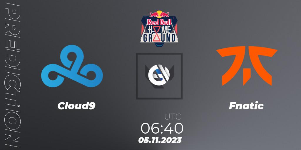 Cloud9 contre Fnatic : prédiction de match. 05.11.23. VALORANT, Red Bull Home Ground #4