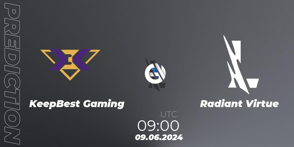 KeepBest Gaming contre Radiant Virtue : prédiction de match. 09.06.2024 at 09:00. Wild Rift, Wild Rift Super League Summer 2024 - 5v5 Tournament Group Stage