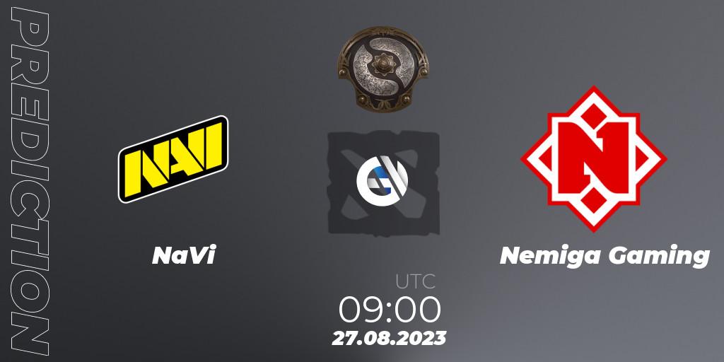 NaVi contre Nemiga Gaming : prédiction de match. 22.08.23. Dota 2, The International 2023 - Eastern Europe Qualifier