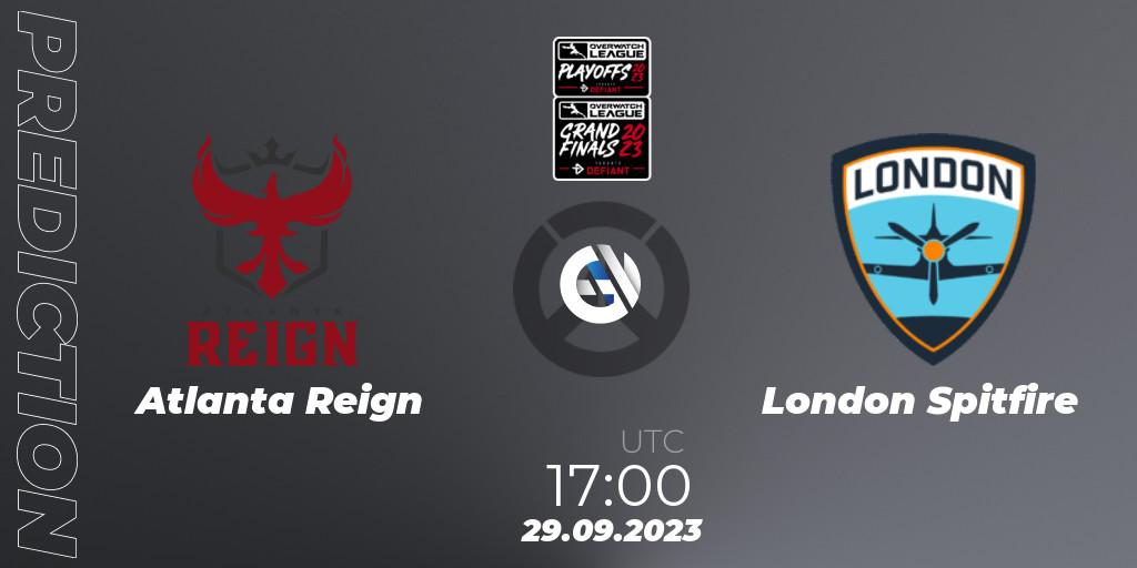 Atlanta Reign contre London Spitfire : prédiction de match. 29.09.23. Overwatch, Overwatch League 2023 - Playoffs