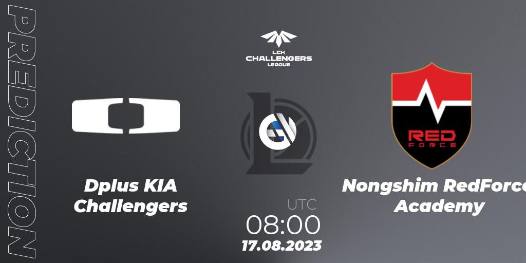 Dplus KIA Challengers contre Nongshim RedForce Academy : prédiction de match. 17.08.2023 at 08:00. LoL, LCK Challengers League 2023 Summer - Playoffs