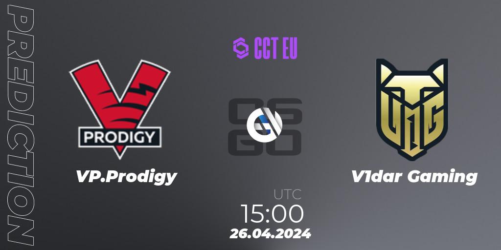 VP.Prodigy contre V1dar Gaming : prédiction de match. 26.04.24. CS2 (CS:GO), CCT Season 2 Europe Series 2 Closed Qualifier