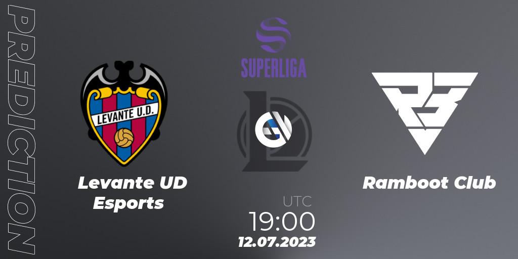Levante UD Esports contre Ramboot Club : prédiction de match. 12.07.2023 at 18:00. LoL, LVP Superliga 2nd Division 2023 Summer