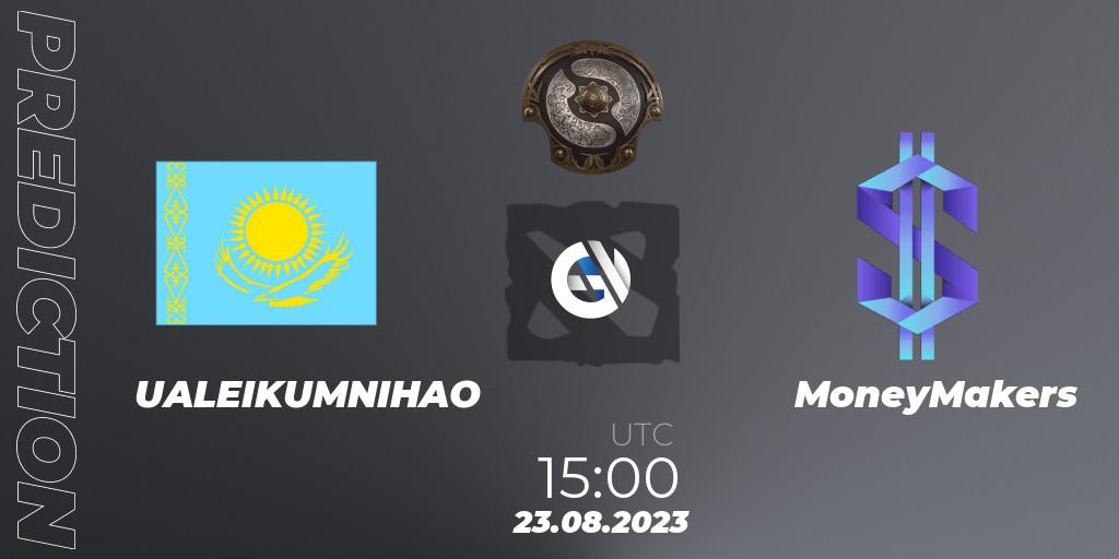 UALEIKUMNIHAO contre MoneyMakers : prédiction de match. 23.08.23. Dota 2, The International 2023 - Eastern Europe Qualifier