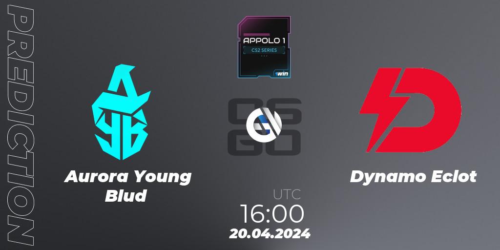 Aurora Young Blud contre Dynamo Eclot : prédiction de match. 20.04.24. CS2 (CS:GO), Appolo1 Series: Phase 1