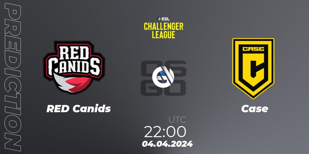 RED Canids contre Case : prédiction de match. 04.04.24. CS2 (CS:GO), ESL Challenger League Season 47: South America
