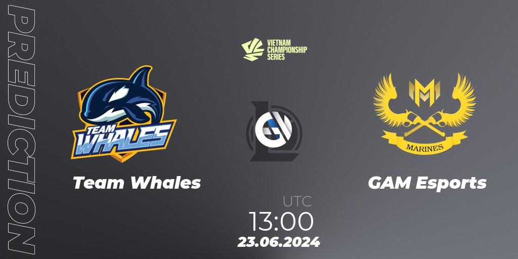 Team Whales contre GAM Esports : prédiction de match. 19.07.2024 at 13:00. LoL, VCS Summer 2024 - Group Stage
