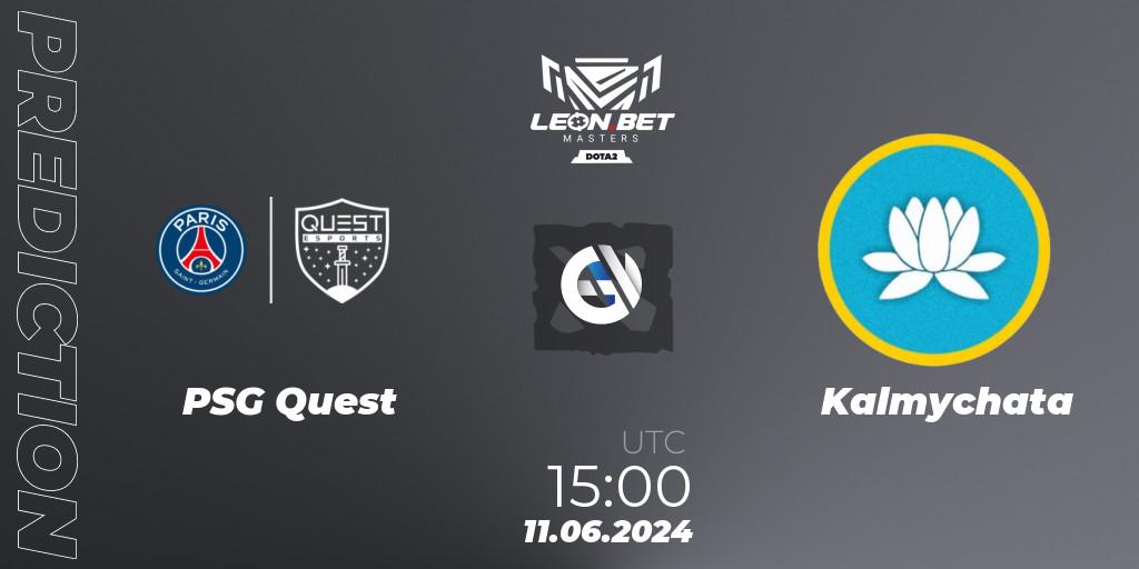 PSG Quest contre Kalmychata : prédiction de match. 11.06.2024 at 16:00. Dota 2, Leon Masters #1