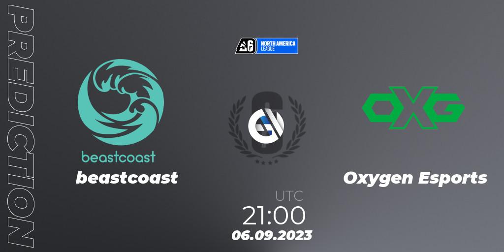 beastcoast contre Oxygen Esports : prédiction de match. 06.09.2023 at 21:45. Rainbow Six, North America League 2023 - Stage 2
