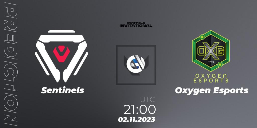 Sentinels contre Oxygen Esports : prédiction de match. 02.11.2023 at 21:00. VALORANT, Sentinels Invitational