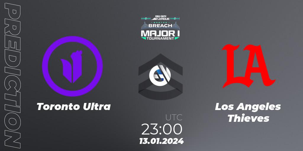 Toronto Ultra contre Los Angeles Thieves : prédiction de match. 13.01.2024 at 23:00. Call of Duty, Call of Duty League 2024: Stage 1 Major Qualifiers