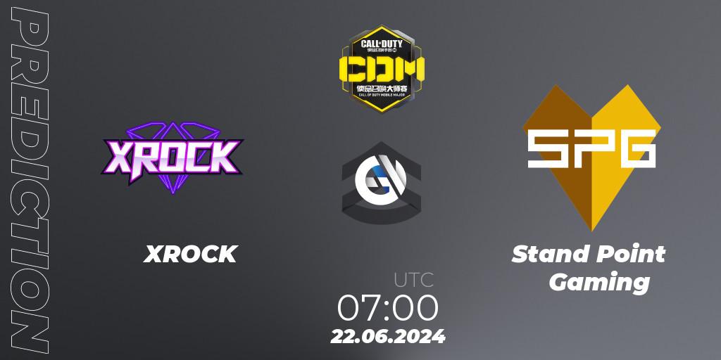 XROCK contre Stand Point Gaming : prédiction de match. 07.07.2024 at 07:00. Call of Duty, China Masters 2024 S8: Regular Season