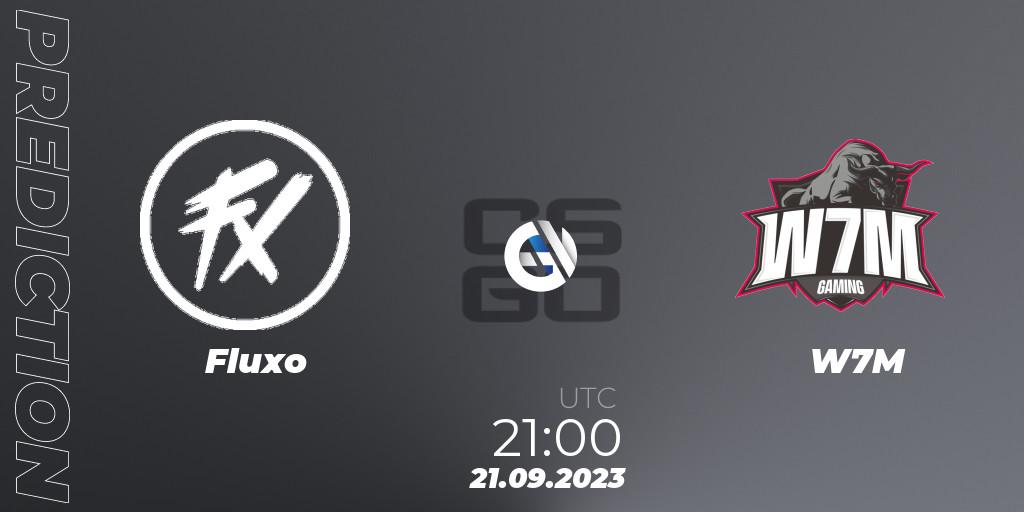 Fluxo contre W7M : prédiction de match. 21.09.2023 at 21:00. Counter-Strike (CS2), BGS Esports 2023: Closed Qualifier