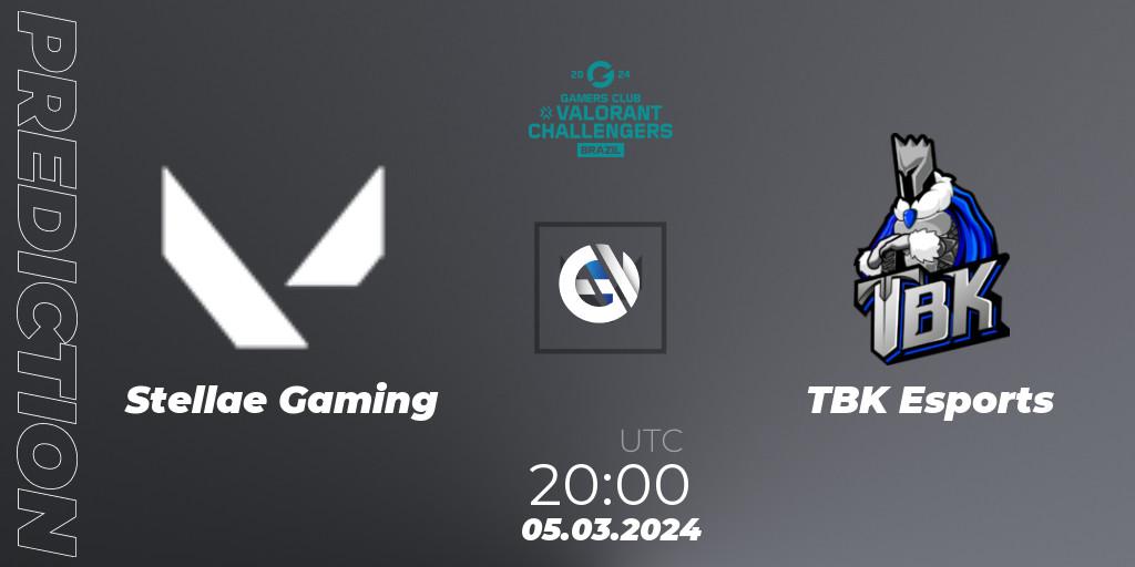Stellae Gaming contre TBK Esports : prédiction de match. 05.03.24. VALORANT, VALORANT Challengers Brazil 2024: Split 1