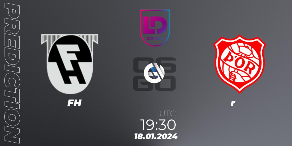 FH contre Þór : prédiction de match. 18.01.2024 at 19:30. Counter-Strike (CS2), Icelandic Esports League Season 8: Regular Season