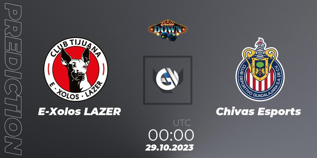 E-Xolos LAZER contre Chivas Esports : prédiction de match. 29.10.23. VALORANT, ACE Double Down