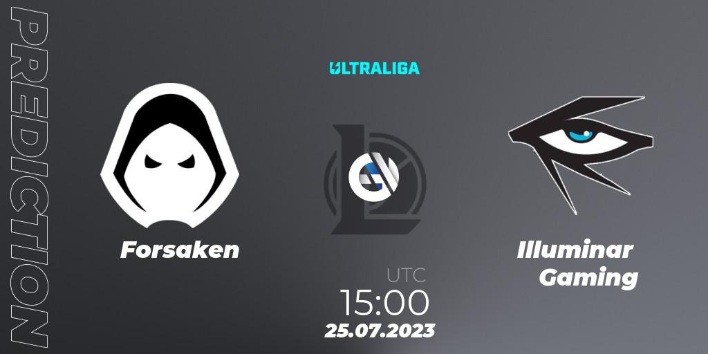 Forsaken contre Illuminar Gaming : prédiction de match. 25.07.23. LoL, Ultraliga Season 10 - Playoffs