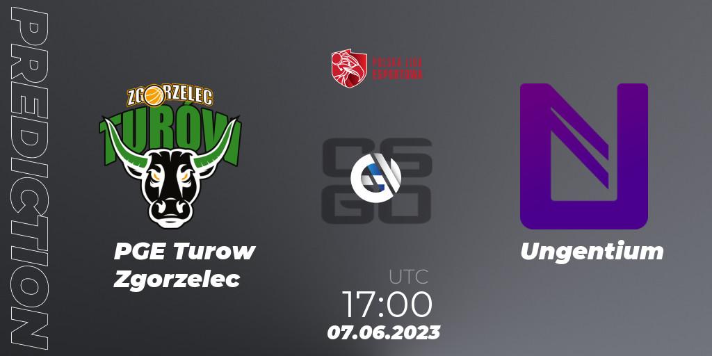 PGE Turow Zgorzelec contre Ungentium : prédiction de match. 08.06.23. CS2 (CS:GO), Polish Esports League 2023 Split 2