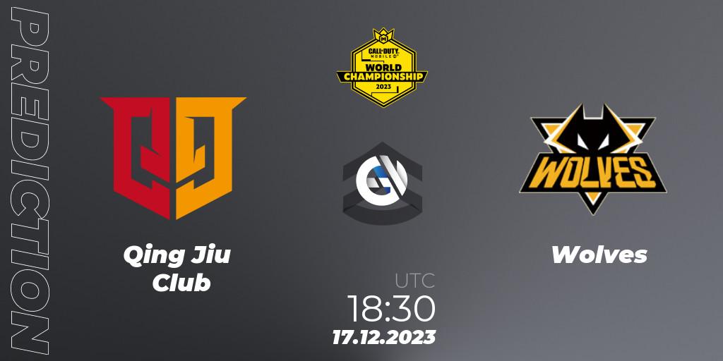 Qing Jiu Club contre Wolves : prédiction de match. 17.12.2023 at 17:30. Call of Duty, CODM World Championship 2023