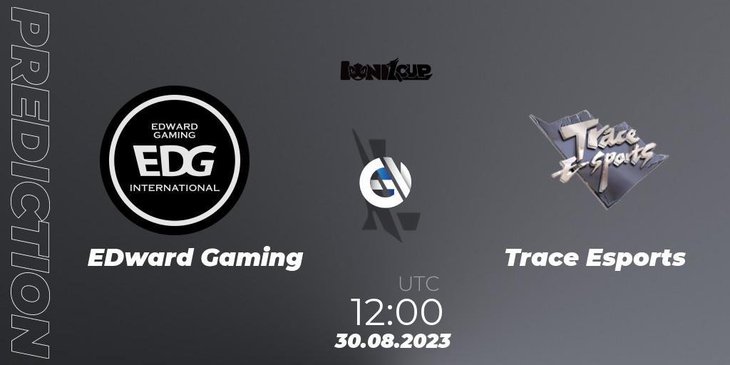EDward Gaming contre Trace Esports : prédiction de match. 30.08.2023 at 12:00. Wild Rift, Ionia Cup 2023 - WRL CN Qualifiers