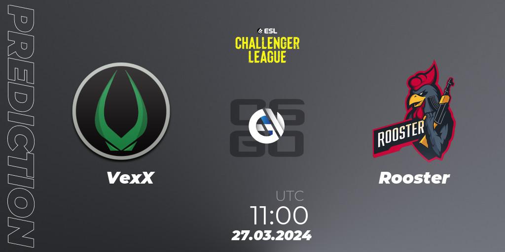 VexX contre Rooster : prédiction de match. 27.03.24. CS2 (CS:GO), ESL Challenger League Season 47: Oceania