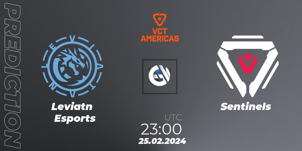 Leviatán Esports contre Sentinels : prédiction de match. 25.02.24. VALORANT, VCT 2024: Americas Kickoff
