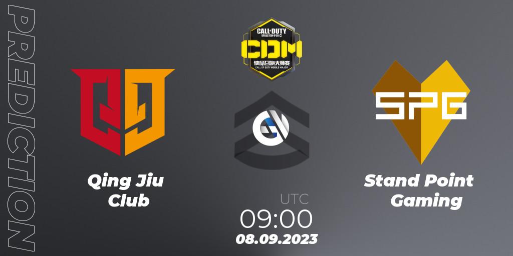 Qing Jiu Club contre Stand Point Gaming : prédiction de match. 08.09.2023 at 09:00. Call of Duty, China Masters 2023 S6: Championship