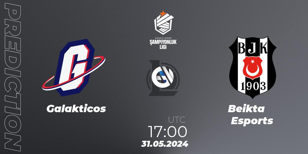 Galakticos contre Beşiktaş Esports : prédiction de match. 31.05.2024 at 17:00. LoL, TCL Summer 2024