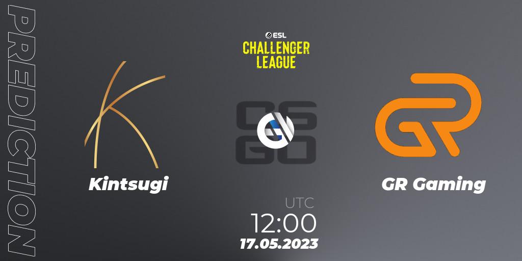 Kintsugi contre GR Gaming : prédiction de match. 17.05.23. CS2 (CS:GO), ESL Challenger League Season 45: Asia-Pacific
