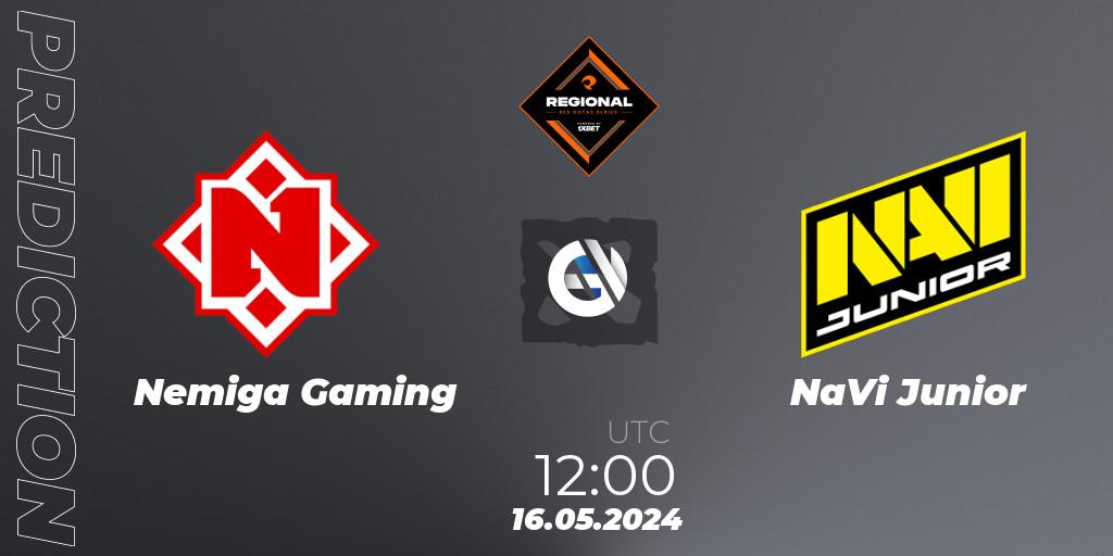 Nemiga Gaming contre NaVi Junior : prédiction de match. 16.05.2024 at 12:20. Dota 2, RES Regional Series: EU #2