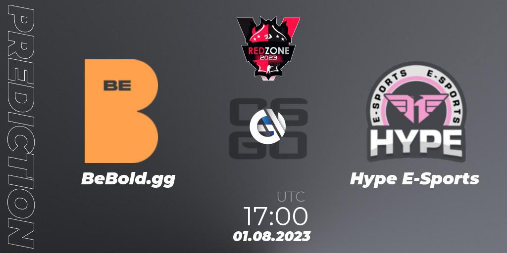 BeBold.gg contre Hype E-Sports : prédiction de match. 01.08.2023 at 17:00. Counter-Strike (CS2), RedZone PRO League Season 5