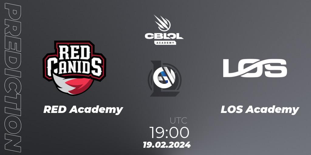 RED Academy contre LOS Academy : prédiction de match. 19.02.24. LoL, CBLOL Academy Split 1 2024