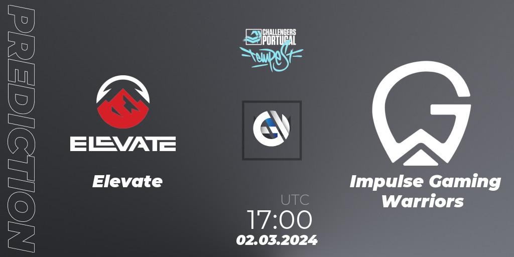 Elevate contre Impulse Gaming Warriors : prédiction de match. 02.03.24. VALORANT, VALORANT Challengers 2024 Portugal: Tempest Split 1