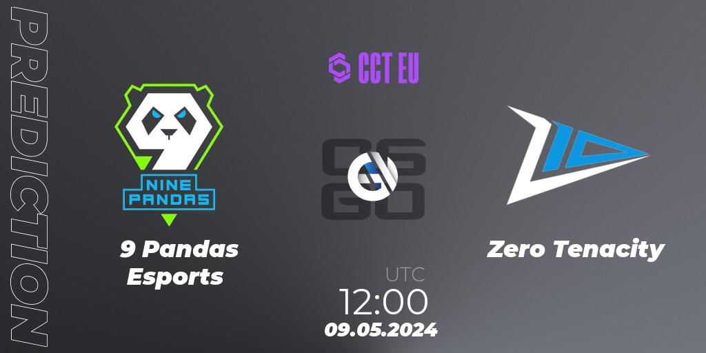 9 Pandas Esports contre Zero Tenacity : prédiction de match. 09.05.2024 at 12:00. Counter-Strike (CS2), CCT Season 2 Europe Series 2 