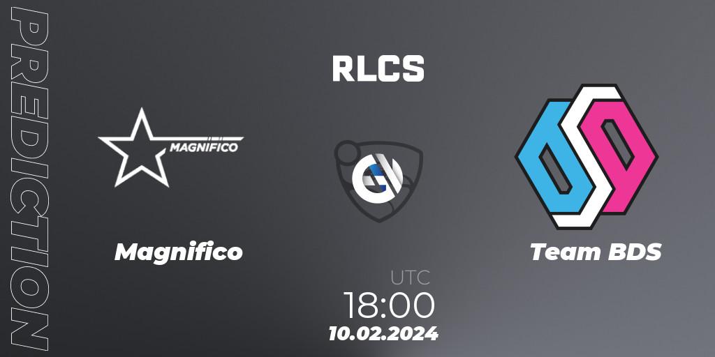 Magnifico contre Team BDS : prédiction de match. 10.02.2024 at 18:00. Rocket League, RLCS 2024 - Major 1: Europe Open Qualifier 1