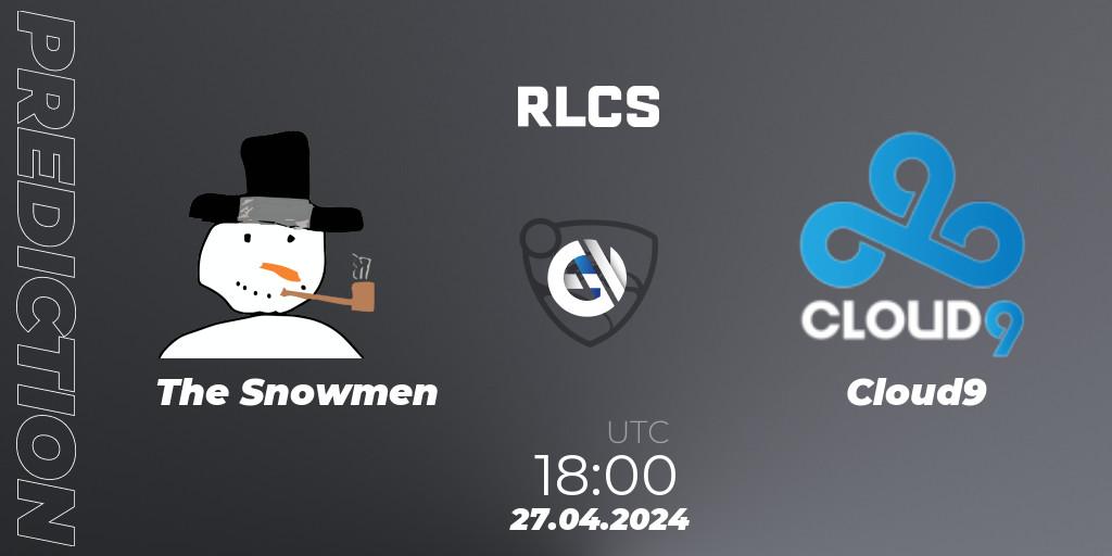 The Snowmen contre Cloud9 : prédiction de match. 27.04.24. Rocket League, RLCS 2024 - Major 2: NA Open Qualifier 4
