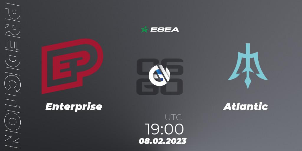 Enterprise contre Atlantic : prédiction de match. 08.02.23. CS2 (CS:GO), ESEA Season 44: Advanced Division - Europe