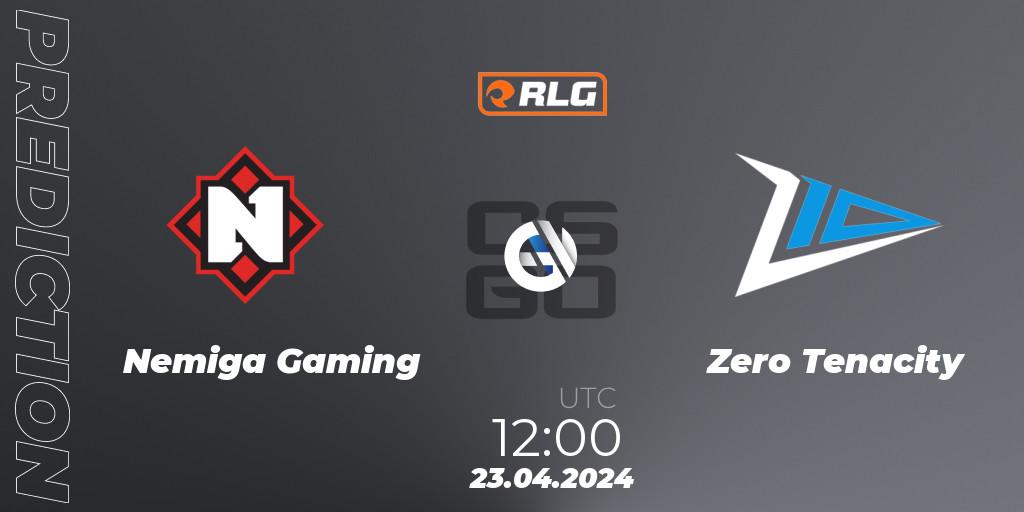 Nemiga Gaming contre Zero Tenacity : prédiction de match. 23.04.24. CS2 (CS:GO), RES European Series #2
