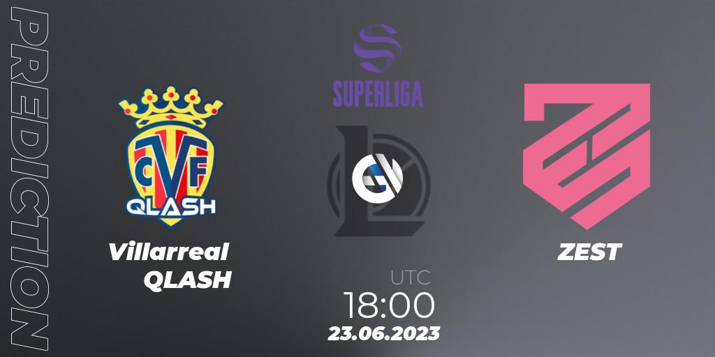 Villarreal QLASH contre ZEST : prédiction de match. 23.06.23. LoL, LVP Superliga 2nd Division 2023 Summer