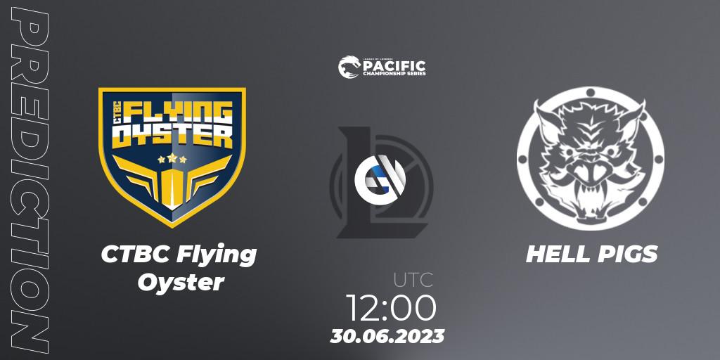 CTBC Flying Oyster contre HELL PIGS : prédiction de match. 30.06.23. LoL, PACIFIC Championship series Group Stage