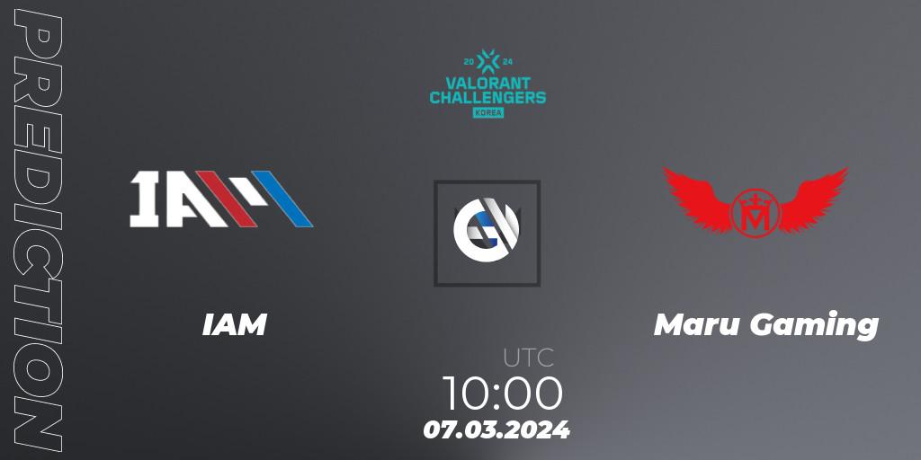 IAM contre Maru Gaming : prédiction de match. 07.03.24. VALORANT, VALORANT Challengers Korea 2024: Split 1