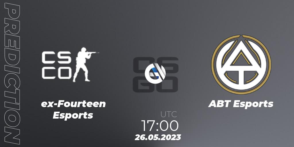 ex-Fourteen Esports contre ABT Esports : prédiction de match. 26.05.23. CS2 (CS:GO), Famalicão Extreme Gaming 2023