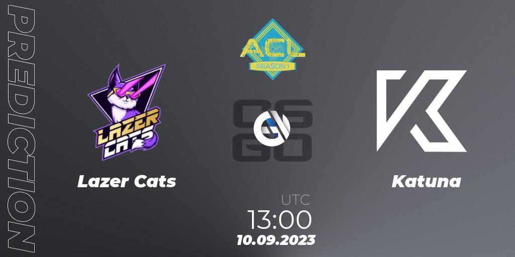 Lazer Cats contre Katuna : prédiction de match. 10.09.23. CS2 (CS:GO), Arena Cyberclub League Season 1